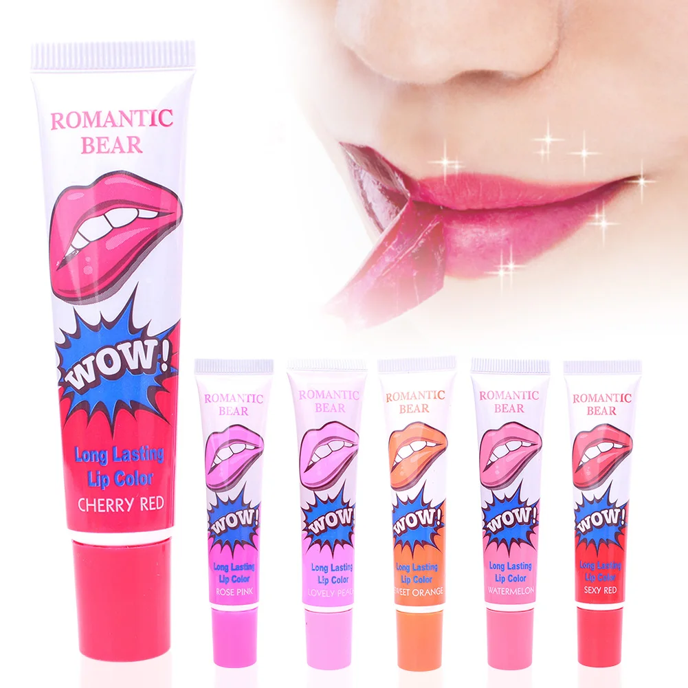 6 цветов s тату магический цвет краска для губ водостойкий стойкий блеск