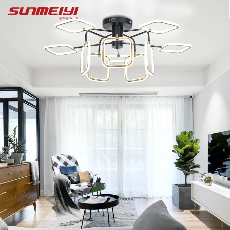 Скандинавские потолочные светильники Креативный светодиодный Алюминиевый