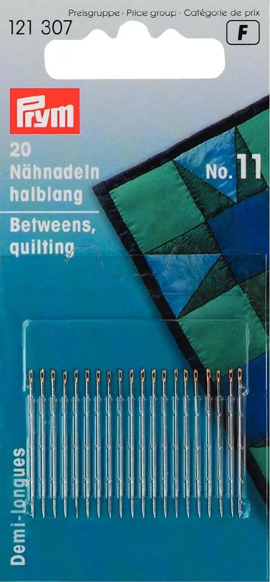 

121307 Germany PRYM Sewing needles betweens, No. 11, 0.50 x 26mm