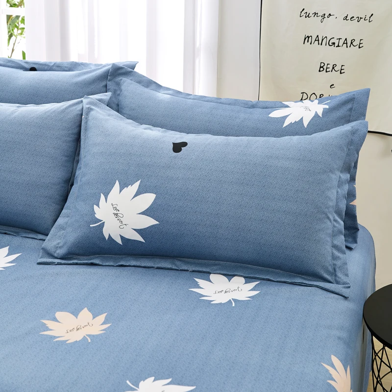 

Pillow Case Warm Skin-Friendly Plant Cashmere New Product Floral Plaid