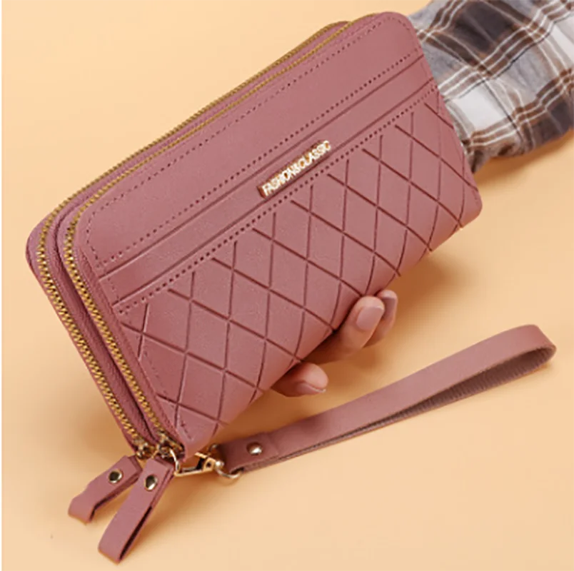 

Long Women's Wallet Female Purses Tassel Coin Card Holder Pu Leather Clutch Money Bag