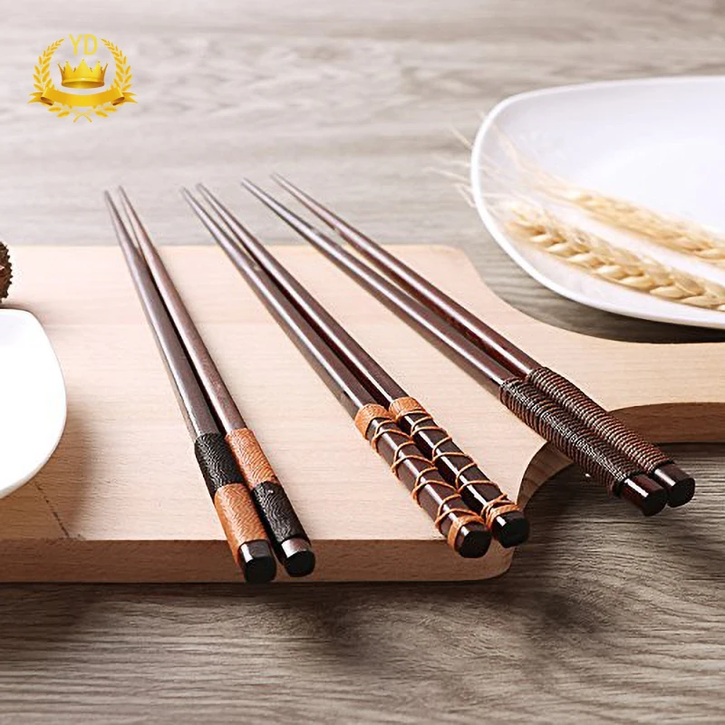 

Японские Палочки для еды, экологически чистые пищевые палочки из натурального бамбука, многоразовая посуда, нарезки суши, 6 пар