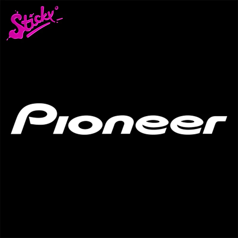 

STICKY Pioneer Word Car Sticker Decal Deco Rwaterproof The Whole BodyMotorcycle Off-road Sticker Laptop Decal Vinyl