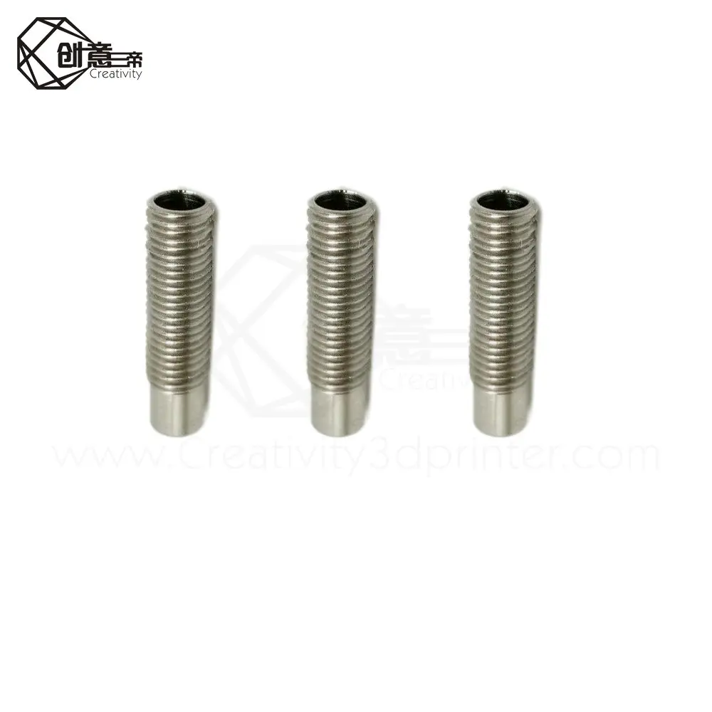 Creativity 3D printer parts MK8 aluminum hose M6x23mm suitable for crality CR-10S PRO / CR-10 MAX 3d printer accessories
Creativity 3D printer parts MK8 aluminum hose M6x23mm suitable for crality CR-10S PRO / CR-10 MAX 3d printer accessories