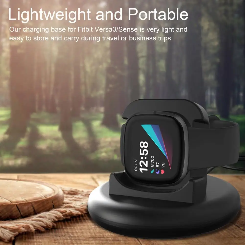 

Charging Dock Base Portable Adapter for Fitbit Versa3/Sense 2020 New