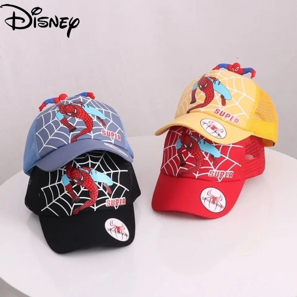 

Disney Card Spring Tide Baby Hat Through Sunscreen Hat Summer Private Spider-Man Children's Baseball Cap