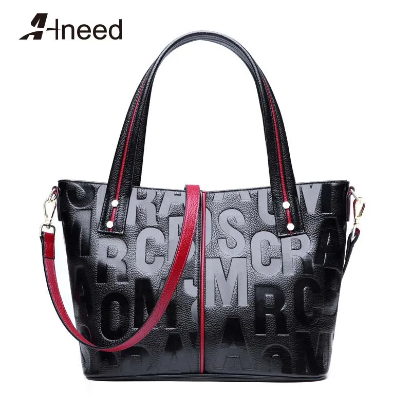 Сумки ALNEED для женщин из натуральной кожи модные дамские сумочки на плечо