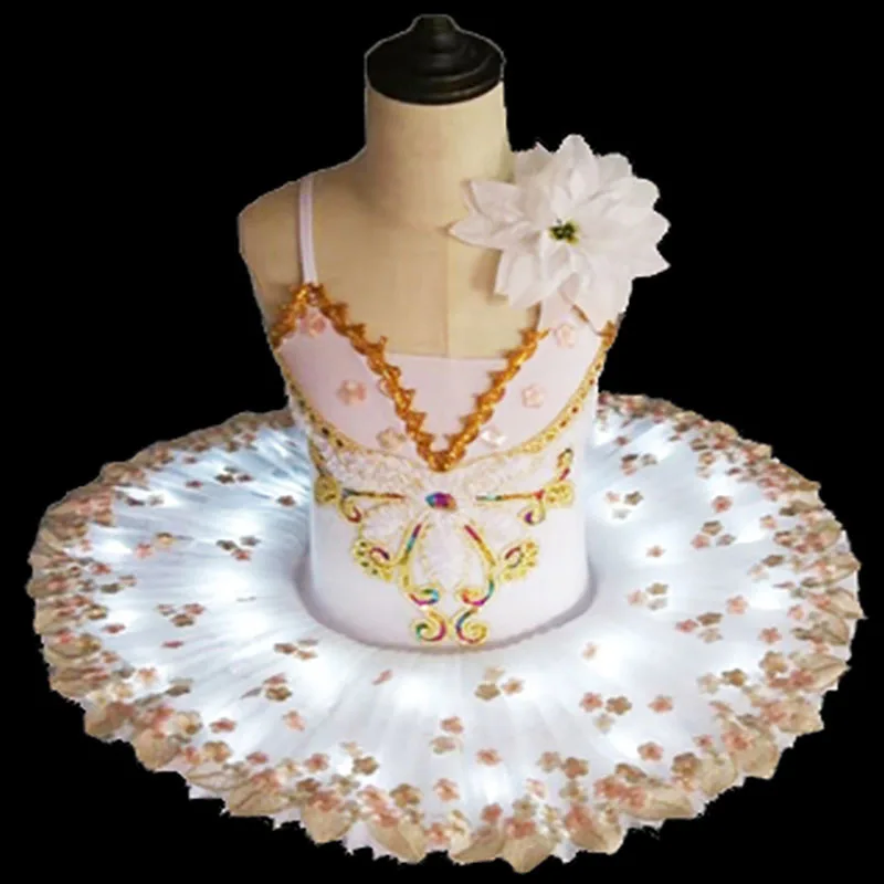 

Балерины для мальчиков, девочек и взрослых, костюмы Лебединого озера, танцоры, блины, светодиодные платья