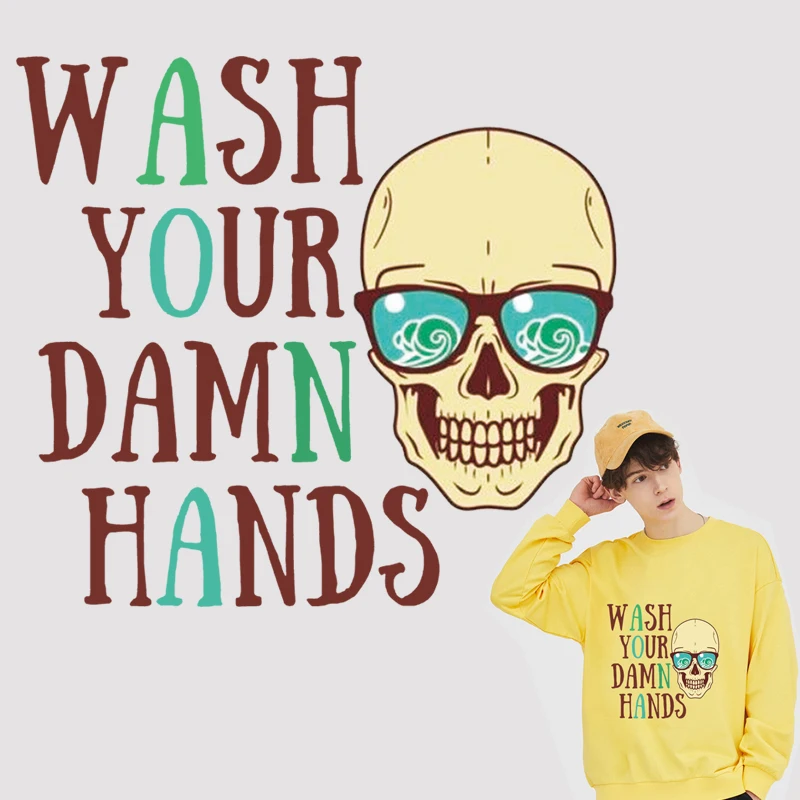 Стирайте руки своими руками украшения для футболок джинсовые нашивки моющиеся