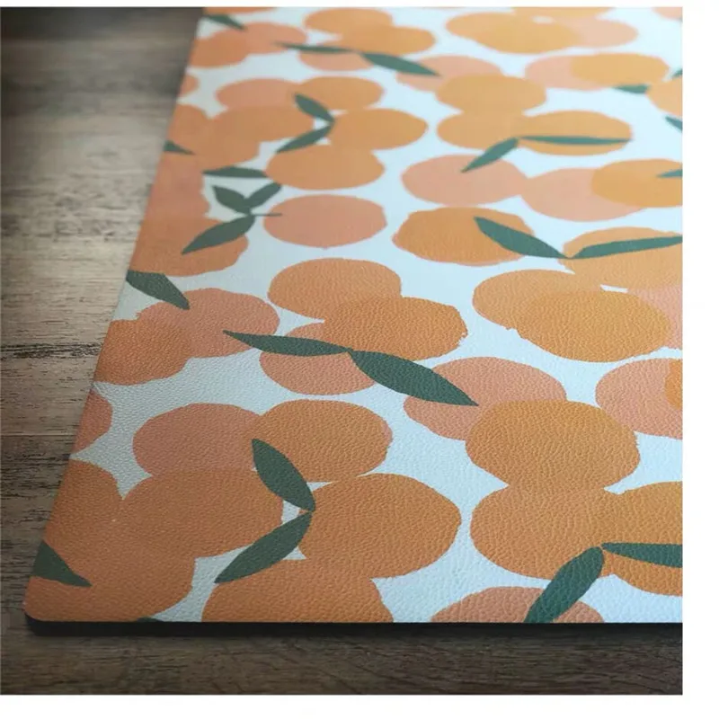 Противоскользящий кухонный коврик из ПВХ кожи коврики современные ковры для