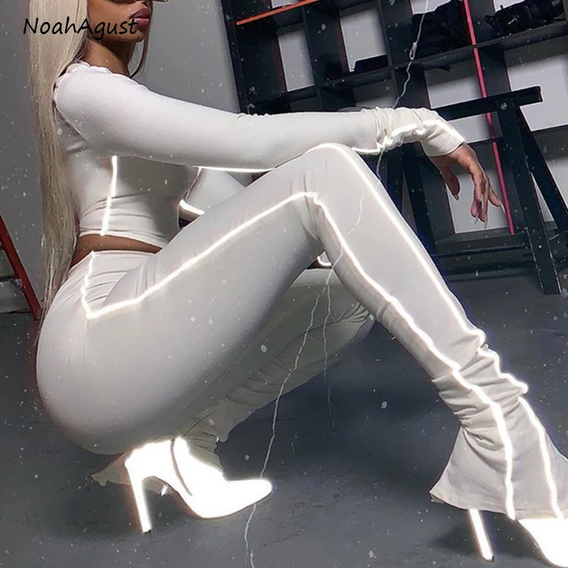 Женский комплект 2 шт. одежда для фитнеса с длинным рукавом Conjunto йоги спортивная