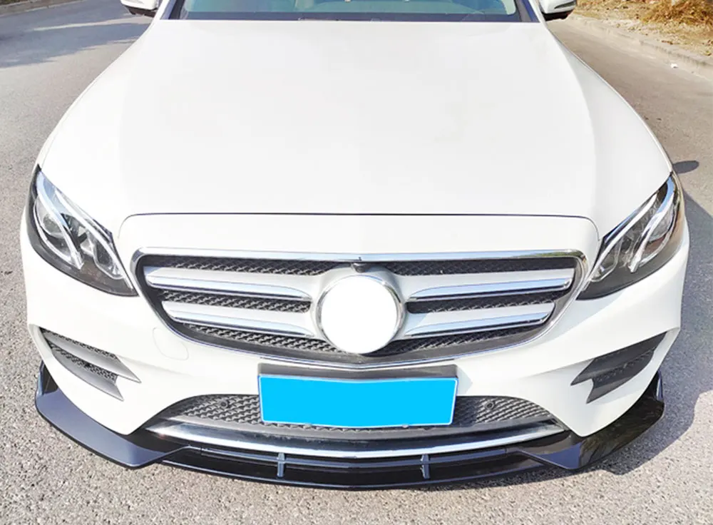 3 шт. декоративный спойлер для переднего бампера Mercedes Benz E Class W213 E63 Sport 2017 2018 2019