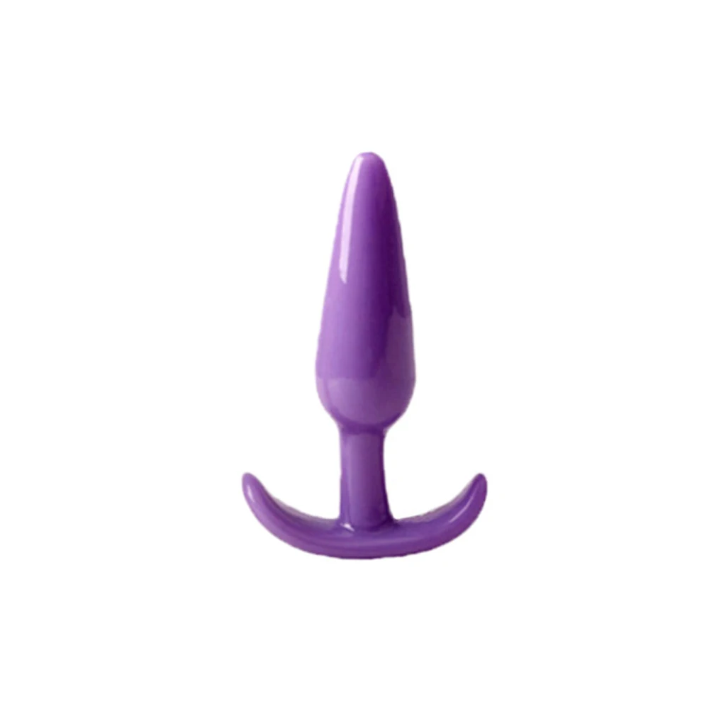 Мягкая анальная пробка из силикагеля для стимуляции точки G вибратор вагины