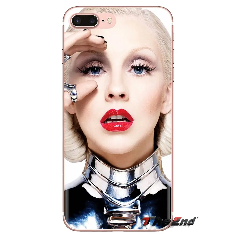 Чехол для мобильного телефона Xiao mi 6 A1 Max x 2 5X 6X Red Note 5 5A 4X 4A A4 4 3 Plus Pro Christina Aguilera Lips