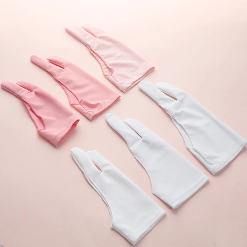

Two-finger Drawing Glove Suitable For Both Right And Left Hand Anti-fouling Glove For Drawing Tablet