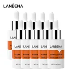 LANBENA с витамином C отбеливание Сыворотки 30 мл Осветление кожи Сыворотки омолаживающий осветляющая темные пятна гладкая Антивозрастная эссенция 10 шт.