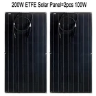 Гибкая солнечная панель 200 Вт ETFE или PET, солнечная панель s 18 в 100 Вт, батарея может заряжать 12 В, водонепроницаемая солнечная панель, Китай