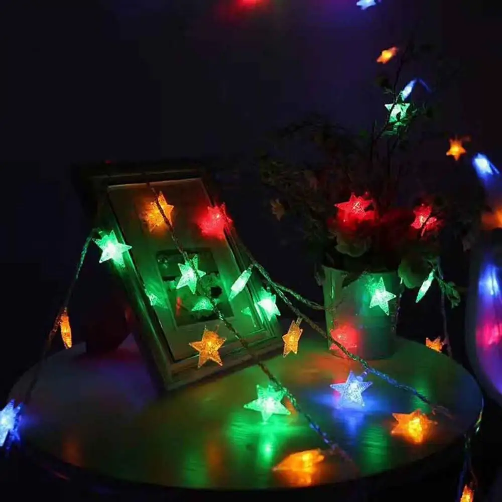 

3m 20pcs Led Light Strip With Usb Christmas Garland Led Curtain Icicle String Lights Garden Outdoor Decor Fairy Light Diy Decor