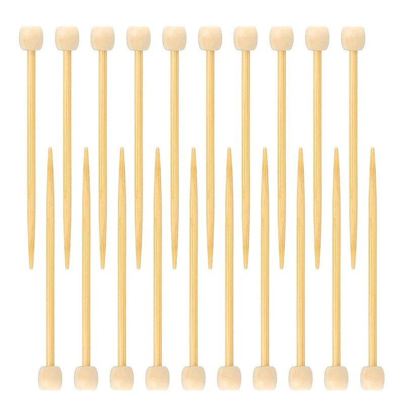 20 шт. спицы для вязания из бамбука 6 мм | Мебель