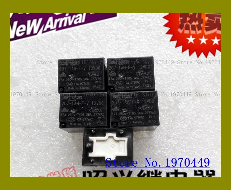 

207-1AH-F-V 17A/250VAC 207-1AH-F-C 12V
