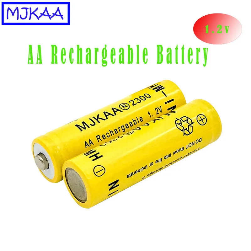 MJKAA 20 шт AA 1,2 V 2300mAh ni-mh аккумуляторная батарея+ GQYM 20 шт AAA 1,2 v NIMH 800mAh перезаряжаемые батареи