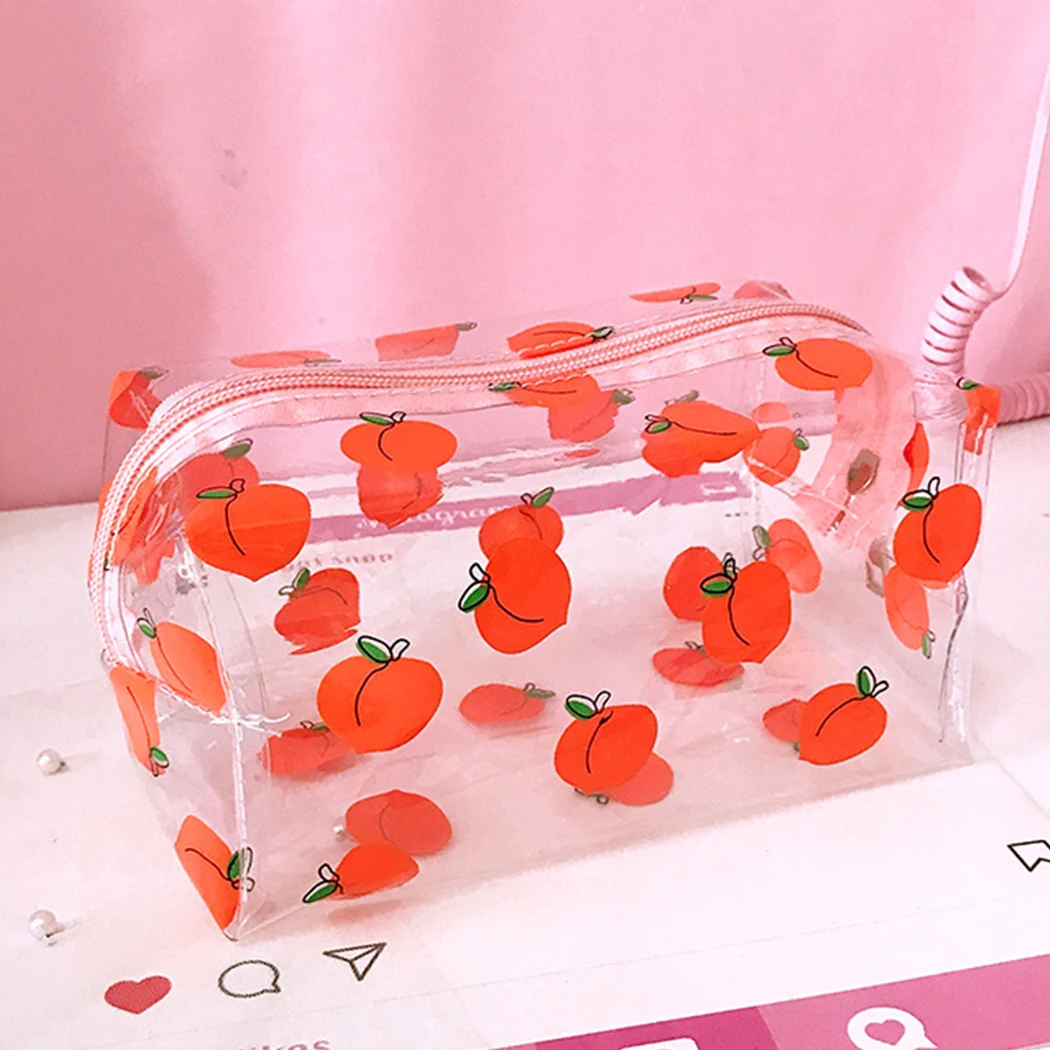 Косметичка с рисунком из мультфильма в Корейском стиле, женская косметичка, сумка для туалетных принадлежностей, водонепроницаемая косметичка, Прямая поставка