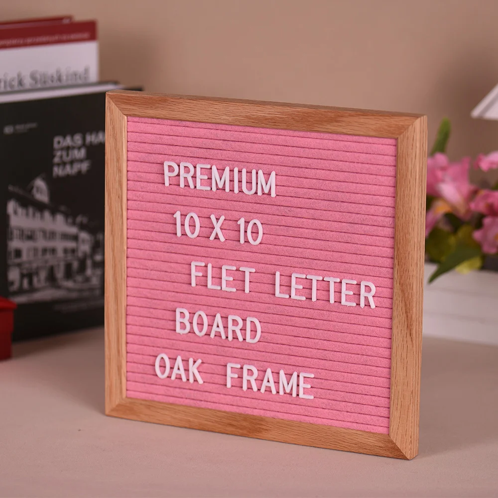 10 "* 10" войлок письмо доска знак сообщение домашний офис декоративная оправа