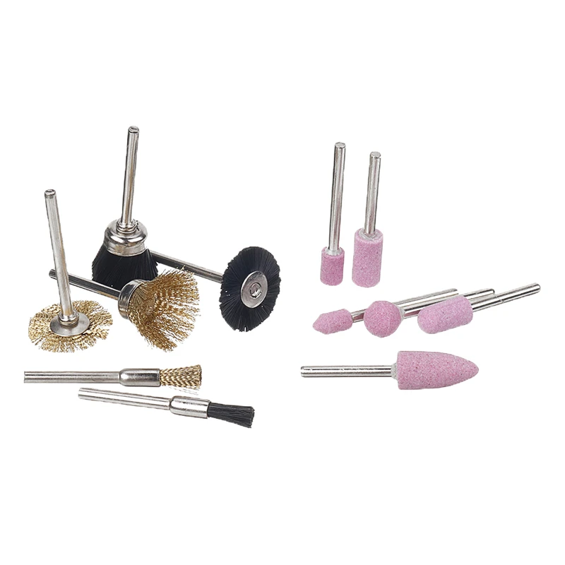 

12Pcs/set Grinding Head Polishing Emery Wheel Set Rotary Tool Accessories for Surface Preparation And Finishing Work Durable