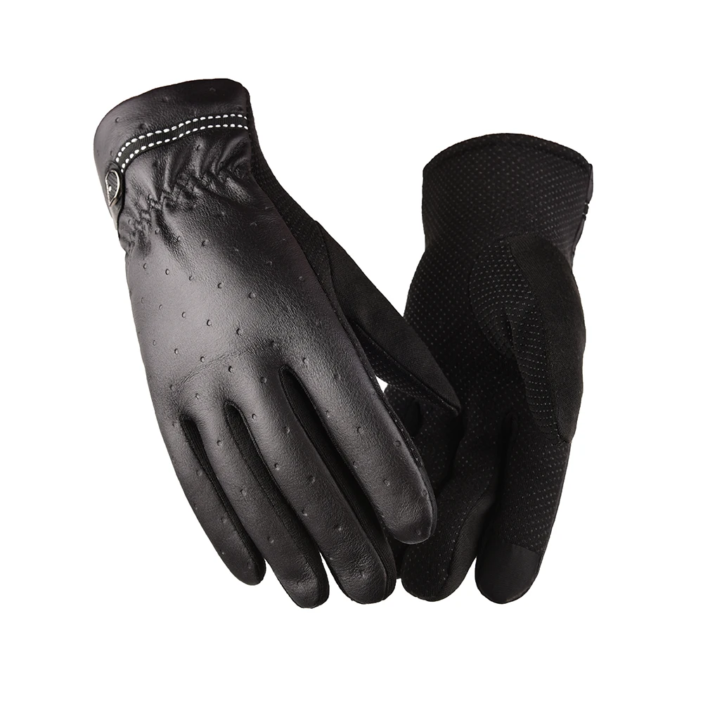 

YU XUE QING Waterproof Winter Warm Men Gloves Outdoor Thicken Warm Touch Screen Mittens Unisex Sports Cycling Glove