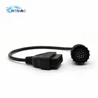 OBD 2 Разъем для Mercedes для Benz Sprinter 14Pin к 16Pin к OBD2 автомобильный адаптер Соединительный кабель диагностический инструмент бесплатная доставка