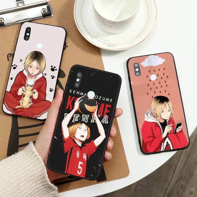 Kenma Kozume волейбол Haikyuu аниме coque funda чехол для телефона Xiaomi Redmi note 7 8 9 t k30 max3 s 10 pro