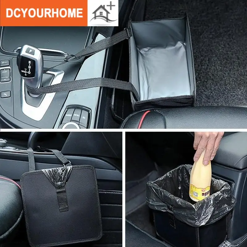 Автомобильная корзина для мусора удобная портативная подвесное сиденье