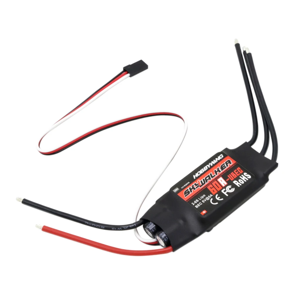 

Hot esc Hobbywing Skywalker 30A 40A 50A 60A 80A Brushless ESC Speed Controller With BEC For RC Airplanes Helicopter