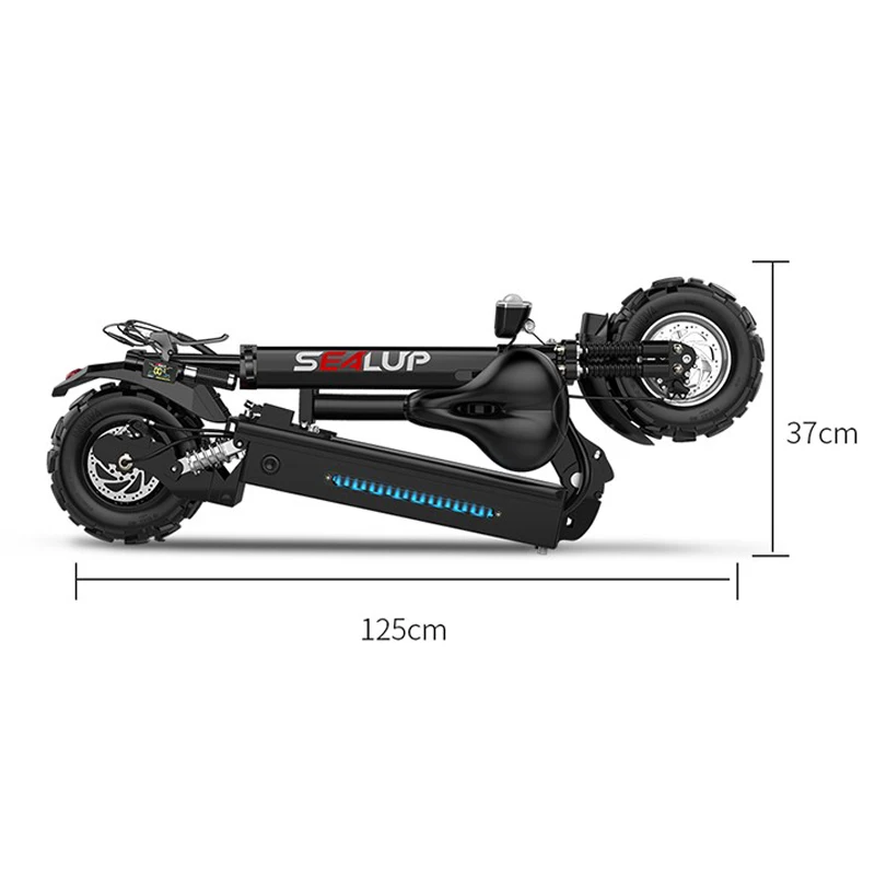 

11 inch electric scooter 48v 500w 2wheels fat tire e scooter Long mileage Off-road Folding aluminum alloy frame electric scooter