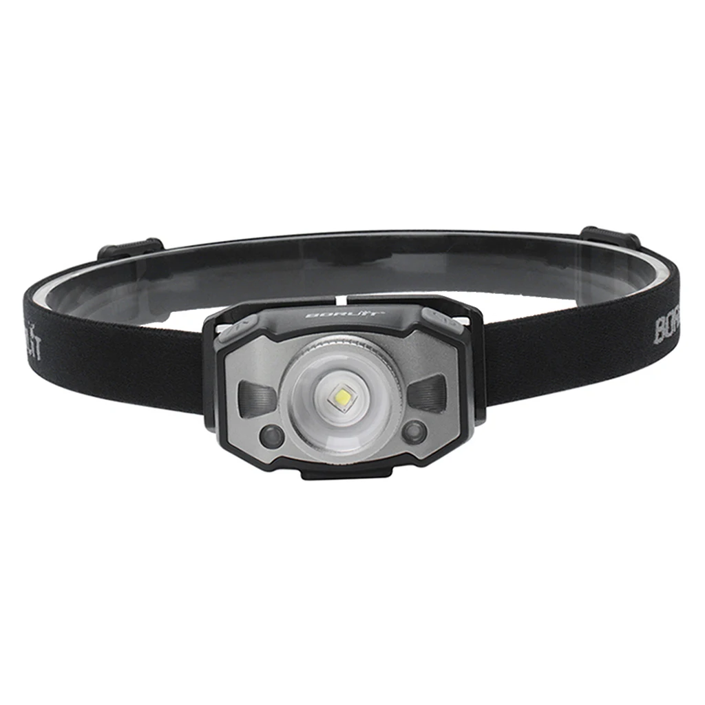 

LED Headlamp Headlight USB Rechargeable Head Lamp White Red Light Adjustable