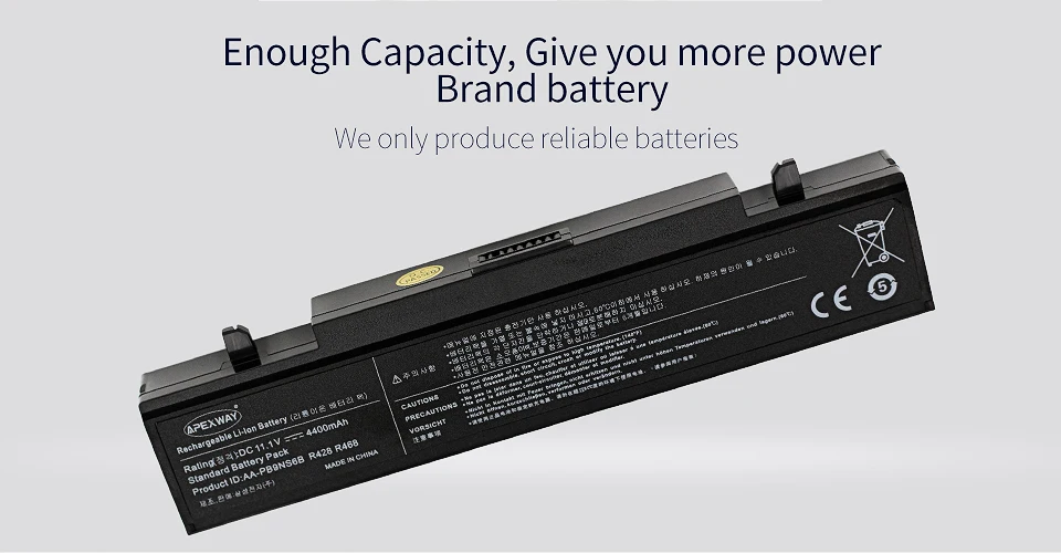 6600 мАч аккумулятор для ноутбука samsung AA-PB9NC6B R468 R470 R478 R480 R507 R517 R518 R519 R520 R522 R530 R590 R580 R718 R728 R730