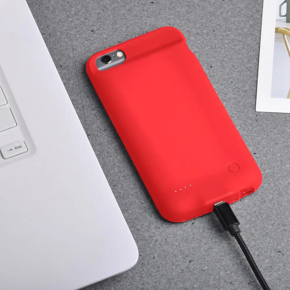 

1x 2800mAh Battery Charger Case for iPhone 6 6s 7 8 Battery Case Power Bank Charging Cases Charger