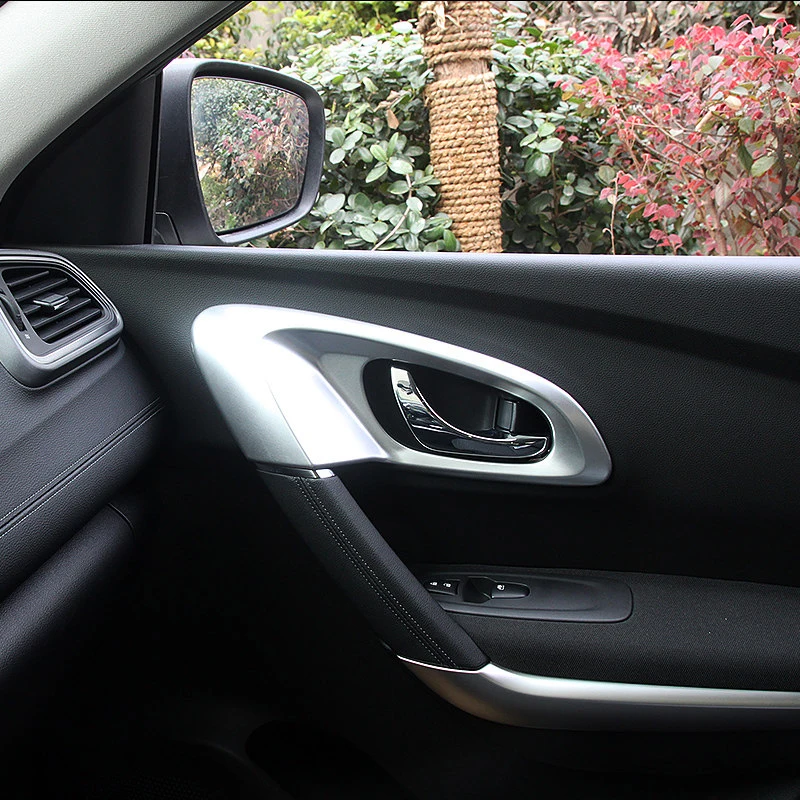 

Автомобильные товары, подходят для Renault Kadjar 2015-2021, аксессуары, защитная наклейка на дверную ручку, крышка, отделка, 4 шт., внутренние детали LHD