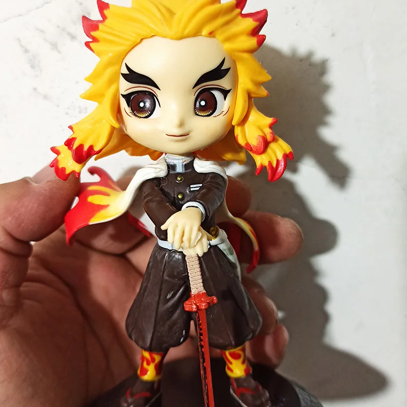 Qposket рассекающий демонов Rengoku Giyuu Аниме фигурки Akaza Tanjirou Nezuko Kimetsu No Yaiba кукла Inosuke