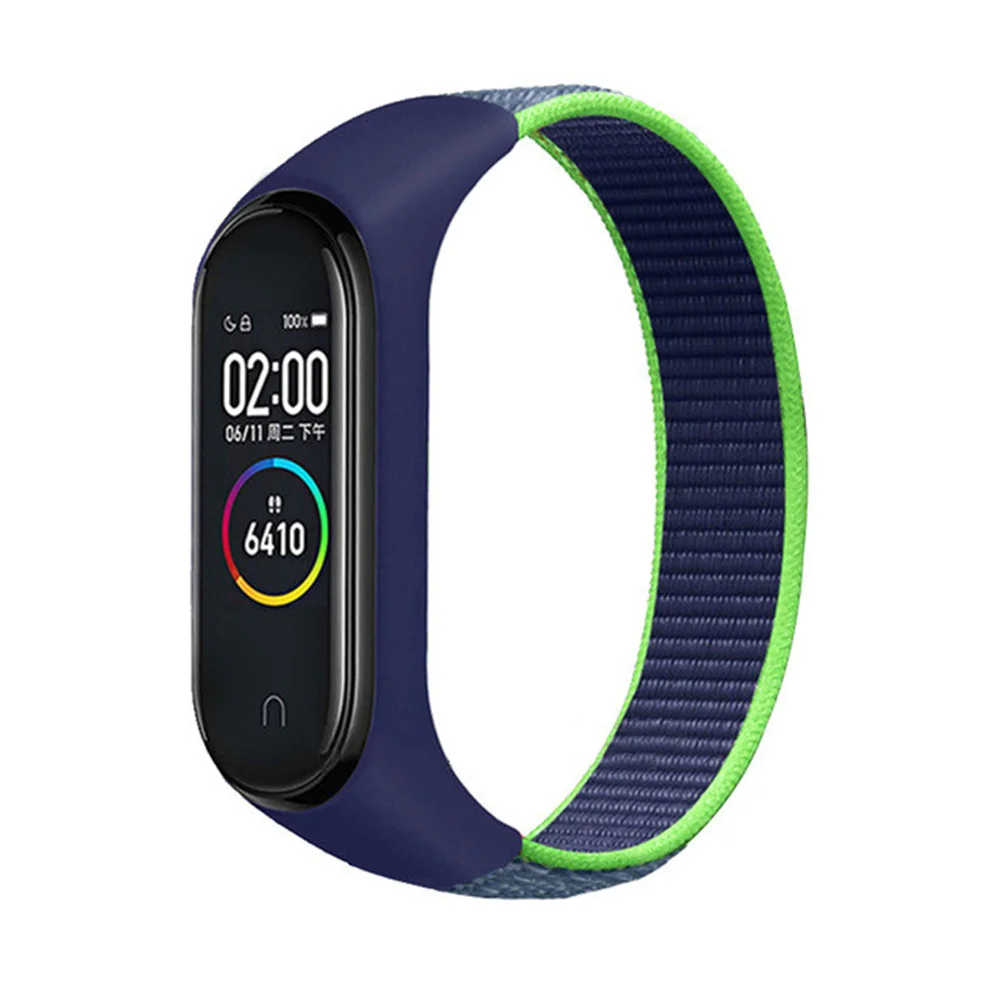 Ремешок нейлоновый для xiaomi mi band 4 3 спортивный браслет смарт часов 6 5|Ремешки