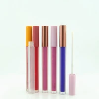 50pcs empty lip gloss tubes transparent wand tubes refillable lipgloss containers 1 5ml