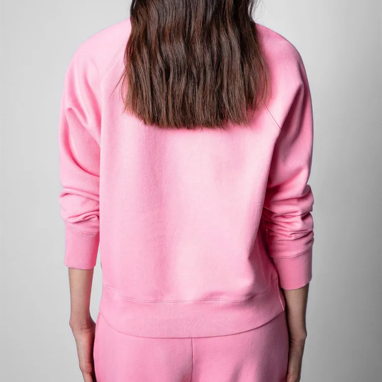 

Женский джемпер с круглым вырезом, длинным рукавом и круглым вырезом