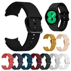 Спортивные силиконовые ремешки для часов, ремешок для часов Samsung Galaxy Watch 4 4044 мм, классический 4246 мм, браслет на запястье