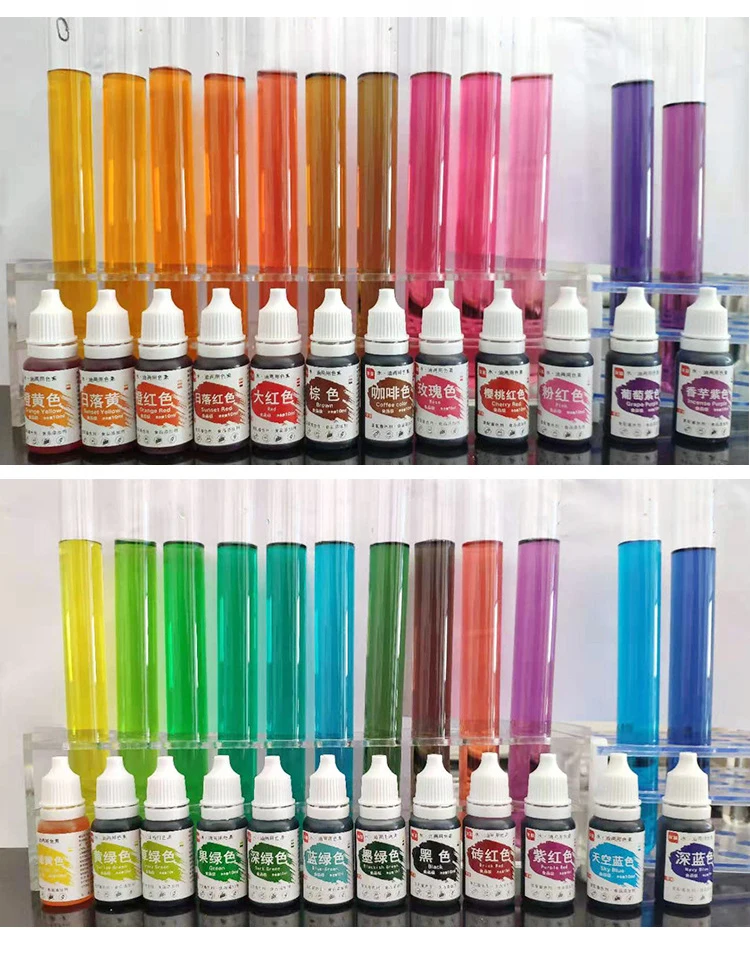 Набор Пищевых красок для торта 12 цветов 10 мл натуральные чернила украшения