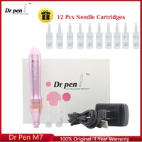 dr pen m7 wired electric microneeding professional derma pen doctor pen micro needles therapy homesalon beauty skin care tool