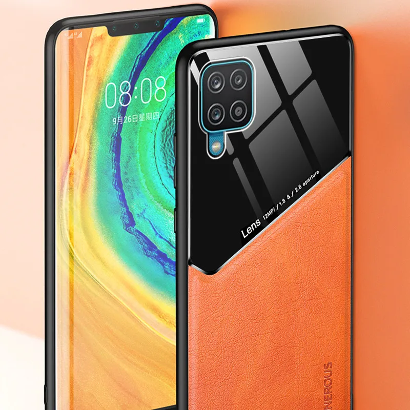 

Luxury Car Magnetic Case for Samsung Galaxy A12 A32 4G A52 A32 A72 A42 A51 A71 5G A11 A02S A20E Leather Plexi Protection Cover