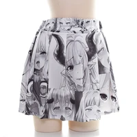 2021 new cosplay anime print skirts woman sexy mini pleated skirt clothes women femme jupes faldas cortas kawaii womens clothing