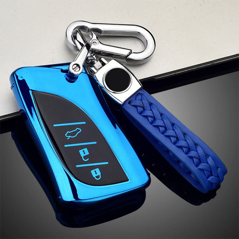 Чехол для автомобильного ключа из мягкого ТПУ с 3 кнопками чехол Lexus UX200 UX250h ES200 ES300h
