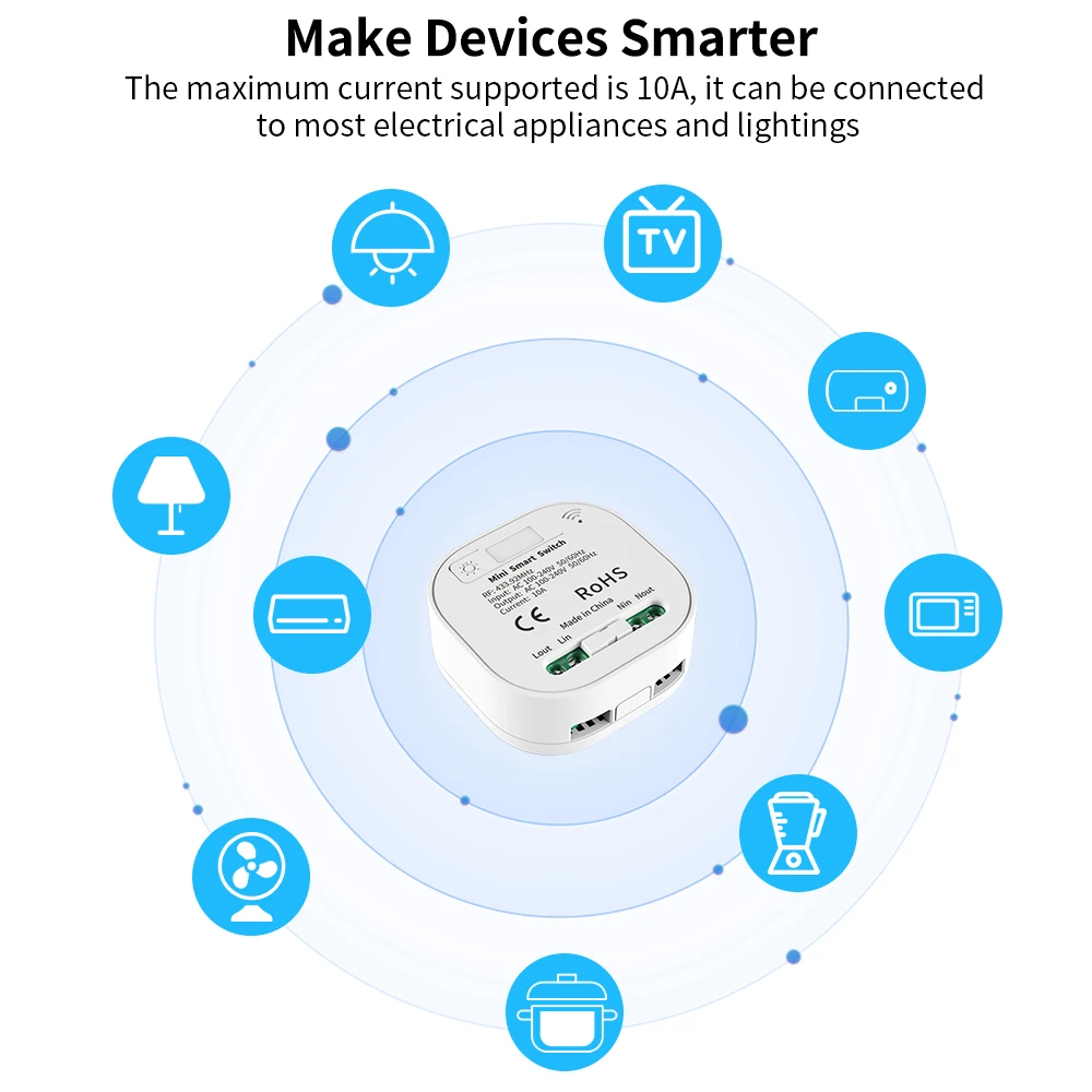 Беспроводной пульт дистанционного управления без аккумулятора rf433 МГц