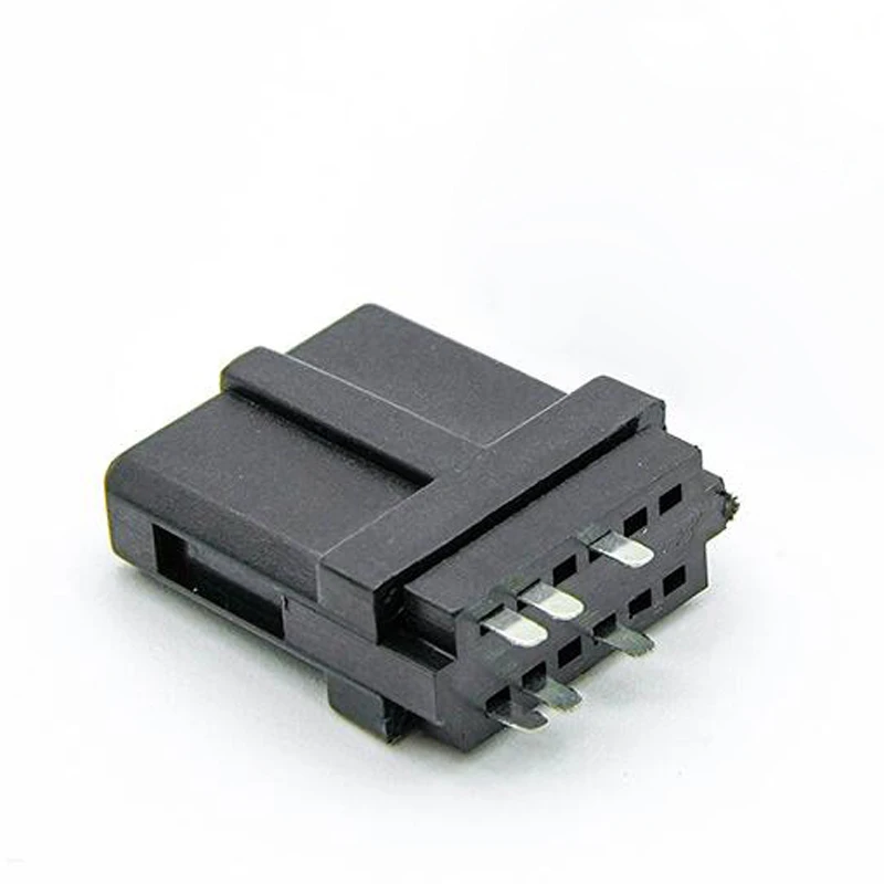 

10PCS For N64 Connector Male Cable 6 Pin Multi Out Connector/Plug AV Repair with Black Shell Nut